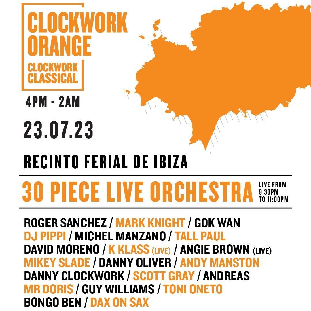 Clockwork Orange 30th Anniversary | Clockwork Classical - FECOEV Recinto Ferial - Sun 23 Jul