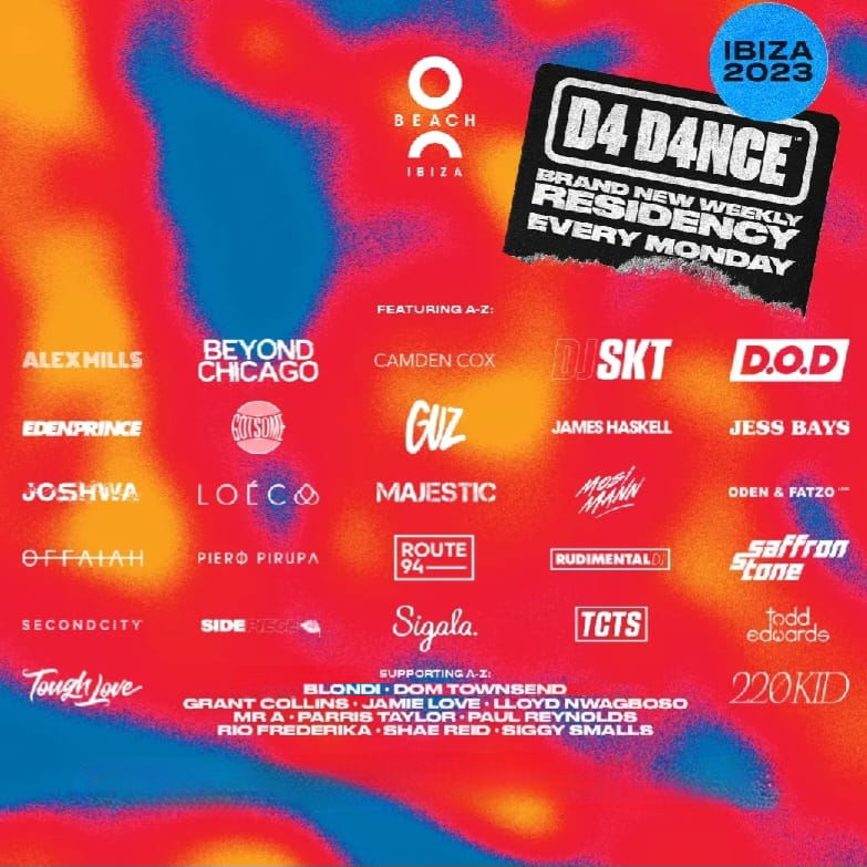 D4 D4NCE Closing Party - O Beach Ibiza - Mon 02 Oct