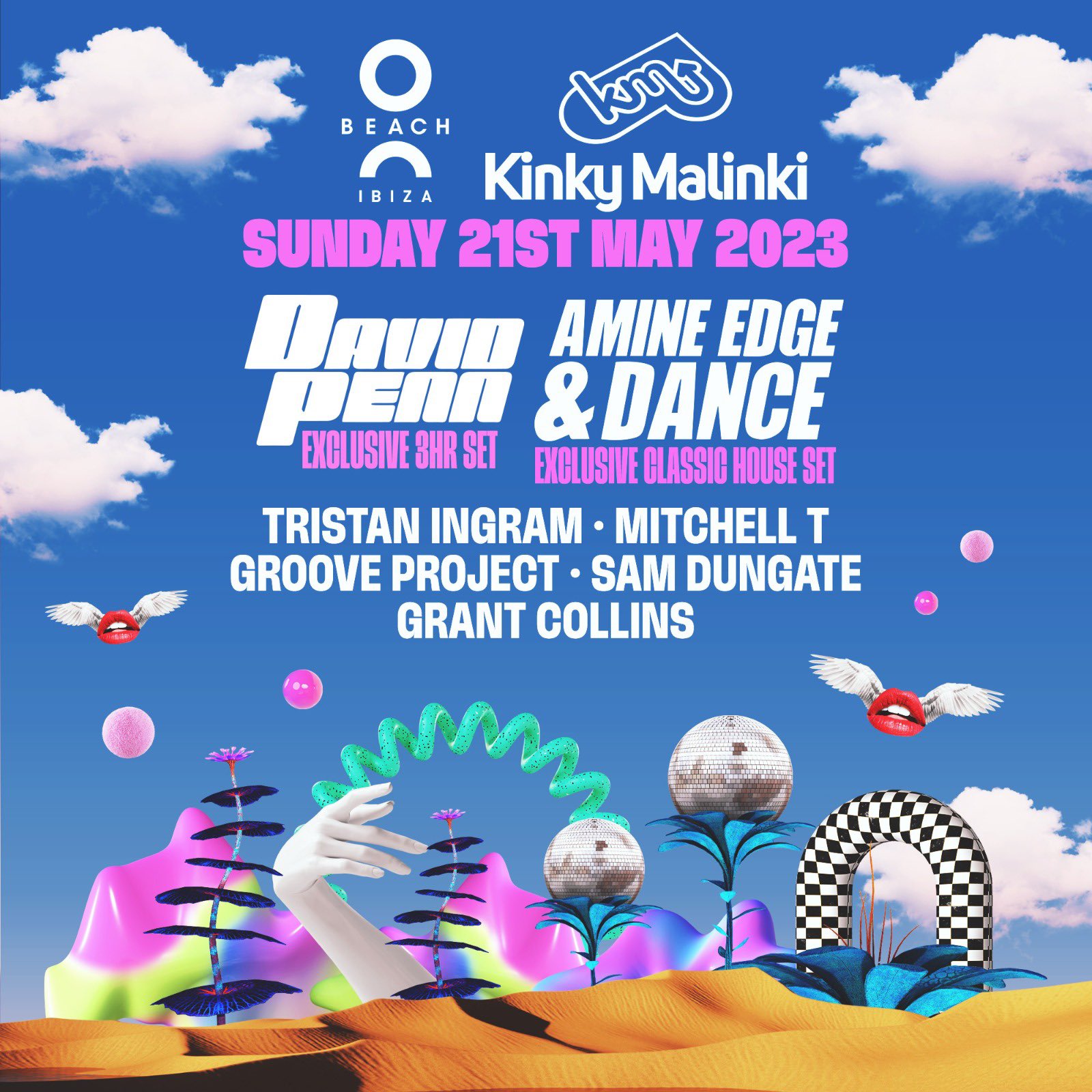 Kinky Malinki - O Beach Ibiza - Sun 01 Oct