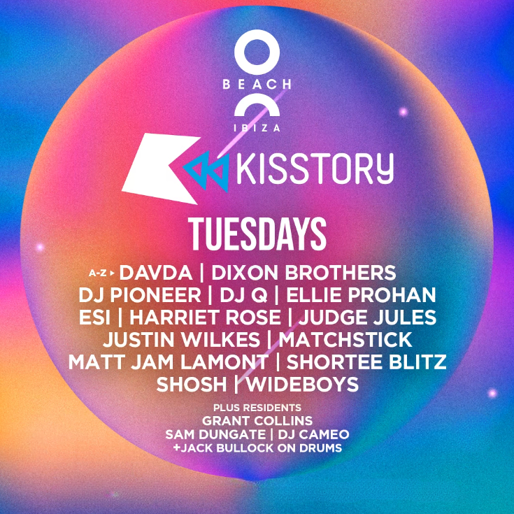 Kisstory Closing Party - O Beach Ibiza - Tue 10 Oct