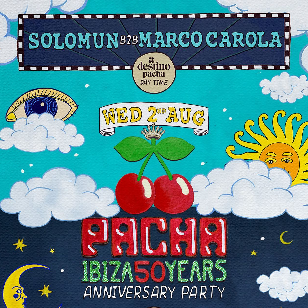 Pacha 50th Anniversary Party | Daytime - Destino - Wed 02 Aug