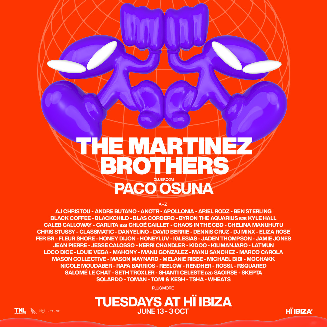 The Martinez Brothers Closing Party - Hï Ibiza - Tue 03 Oct
